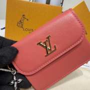 Uubags Louis Vuitton M14614 Tiny Recto Verso Card Holder Bloom Sweet Coral 10x8x2cm - 2