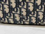 Uubags Rider 2.0 Sling Bag Beige and Black Dior Oblique Jacquard with Black Grained Calfskin 17x26x8cm - 2
