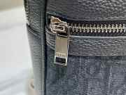 Uubags Rider 2.0 Sling Bag Black Dior Oblique Jacquard and Black Grained Calfskin 17x26x8cm - 5