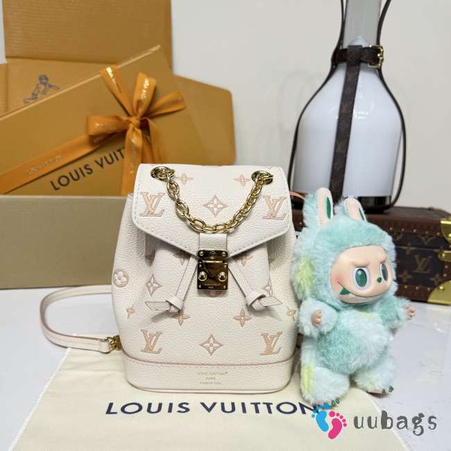 Uubags Louis Vuitton M13656 Nano Noé Backpack Empreinte Bicolor Monogram Leather 19x15x10cm - 1