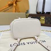Uubags Louis Vuitton M13656 Nano Noé Backpack Empreinte Bicolor Monogram Leather 19x15x10cm - 5