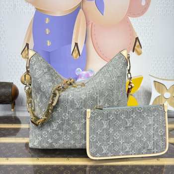 Uubags Louis Vuitton M13390 Coussin Hobo MM Bag Washed Gray 38x33x10cm