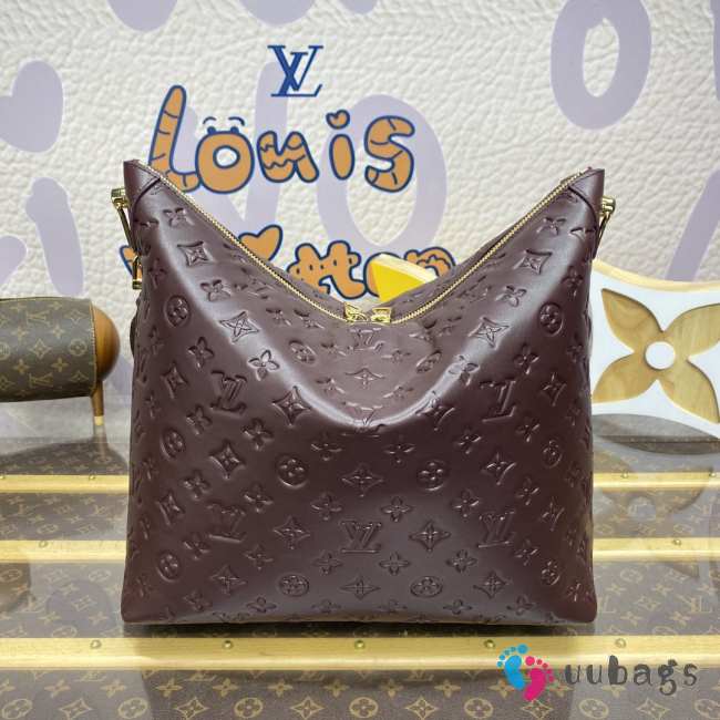 Uubags Louis Vuitton M12072 Coussin Hobo MM Bag In Chocolat 38x33x10cm - 1