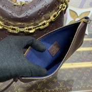 Uubags Louis Vuitton M12072 Coussin Hobo MM Bag In Chocolat 38x33x10cm - 2