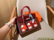 Uubags Hermes Birkin Faubourg Red 30cm - 2