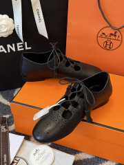 Uubags Hermes Khea derby shoes black  - 6