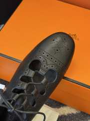Uubags Hermes Khea derby shoes black  - 4