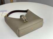 Uubags Chloe Marcie medium hobo bag in grained leather in motty grey 28x21x10cm - 4