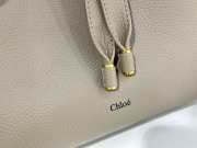 Uubags Chloe Marcie medium hobo bag in grained leather in motty grey 28x21x10cm - 6