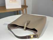 Uubags Chloe Marcie large hobo bag in grained leather in motty gray 36x29x10cm - 4