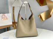 Uubags Chloe Marcie large hobo bag in grained leather in motty gray 36x29x10cm - 3