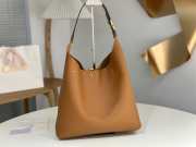 Uubags Chloe Marcie large hobo bag in grained leather in brown 36x29x10cm - 4