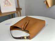 Uubags Chloe Marcie large hobo bag in grained leather in brown 36x29x10cm - 3