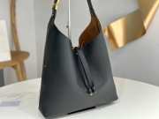 Uubags Chloe Marcie large hobo bag in grained leather in black 36x29x10cm - 5