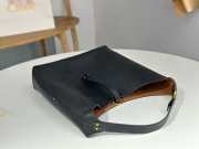 Uubags Chloe Marcie large hobo bag in grained leather in black 36x29x10cm - 3
