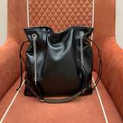 Uubags Louis Vuitton M25545 Off Duty Vibe MM Bag In Black Sheepskin 33x24x11.5cm - 3
