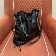 Uubags Louis Vuitton M25545 Off Duty Vibe MM Bag In Black Sheepskin 33x24x11.5cm - 4