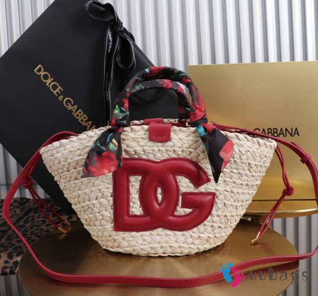 Uubags Dolce & Gabbana Kendra tote bag in wine red 35x28x16cm - 1