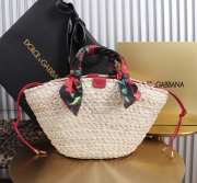 Uubags Dolce & Gabbana Kendra tote bag in wine red 35x28x16cm - 6
