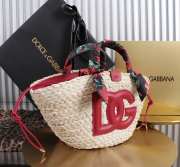 Uubags Dolce & Gabbana Kendra tote bag in wine red 35x28x16cm - 5