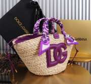 Uubags Dolce & Gabbana Kendra tote bag in purple 35x28x16cm - 3