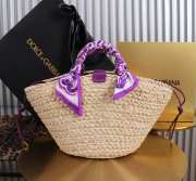 Uubags Dolce & Gabbana Kendra tote bag in purple 35x28x16cm - 4