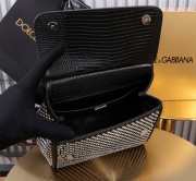 Uubags Dolce & Gabbana Sicily Small Crystal Satin Top Handle Bag 20x16x8cm - 4
