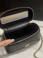Uubags Dolce & Gabbana Sicily crossbody bag calfskin in black 10x17x6cm - 2