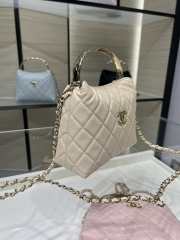 Uubags Chanel 25s Coco Rush Bag in Light Beige 14x19x7cm - 4