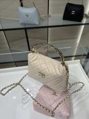 Uubags Chanel 25s Coco Rush Bag in Light Beige 14x19x7cm - 3