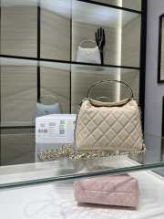 Uubags Chanel 25s Coco Rush Bag in Light Beige 14x19x7cm - 2