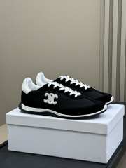 Uubags Celine Racer - Low Top Sneaker In Black Nylon, Suede Calfskin - 1