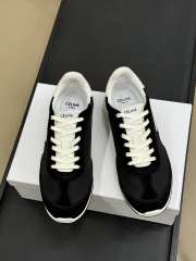 Uubags Celine Racer - Low Top Sneaker In Black Nylon, Suede Calfskin - 6