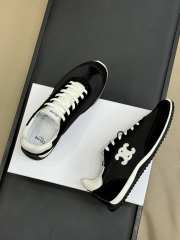 Uubags Celine Racer - Low Top Sneaker In Black Nylon, Suede Calfskin - 2