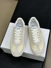 Uubags Celine Racer - Low Top Sneaker In Off-white Nylon, Suede Calfskin - 6