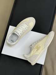 Uubags Celine Racer - Low Top Sneaker In Off-white Nylon, Suede Calfskin - 2