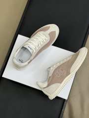 Uubags Celine Racer - Low Top Sneaker In Pink Nylon, Suede Calfskin - 6