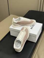 Uubags Celine Racer - Low Top Sneaker In Pink Nylon, Suede Calfskin - 5