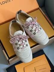Uubags Louis Vuitton 1AIEMS Sneaker Sneakerina In Rose  - 4