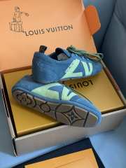 Uubags Louis Vuitton 1AHNDY Sneakers In Blue - 4