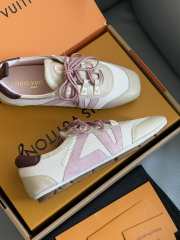 Uubags Louis Vuitton 1AHOTO Sneaker Sneakerina In Rose - 3