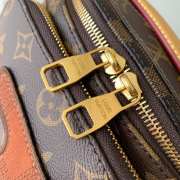 Uubags Louis Vuitton M15271 Rush bumbag brown monogram landscape coated canvas 30x15x8cm - 5