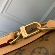 Uubags Louis Vuitton M15428 Keepall Bandoulière 25 brown monogram landscape coated canvas 25x15x11cm - 6