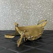 Uubags Valentino Garavani Beige Suede Nellcote Belt Bag 30x9x7cm - 5
