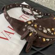 Uubags Valentino Garavani Brown Suede Nellcote Belt Bag 30x9x7cm - 5