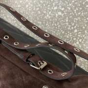 Uubags Valentino Garavani Brown Suede Nellcote Belt Bag 30x9x7cm - 2