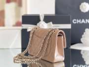 Uubags Chanel Classic Double Flap Bag Dark Beige Caviar Light Gold Hardware 14.5x6x23cm - 3
