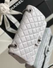 Uubags Chanel Mini 2.55 Flap Bag Grey Aged Calfskin Antique Silver Hardware 24cm - 5