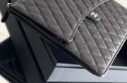 Uubags Chanel Caviar Quilted Large Flap Zip Clutch With Gold Hardware 29x20x1cm - 4