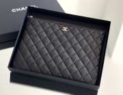 Uubags Chanel Classic Medium Case Grained Calf Gold 27x20x1.1cm - 3